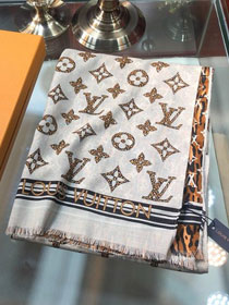 2020 louis vuitton top quality cashmere scarf L466 white