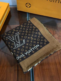 2020 louis vuitton top quality cashmere scarf L468 coffee