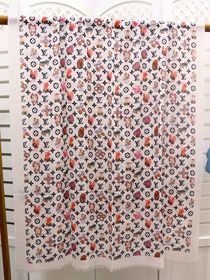 2020 louis vuitton top quality cashmere scarf L470 white