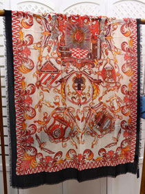 2020 louis vuitton top quality cashmere scarf L471 red