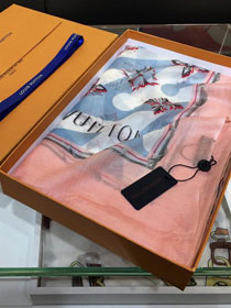 2020 louis vuitton top quality cashmere scarf L475 blue