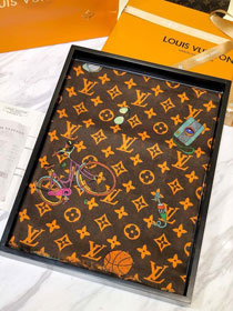 2020 louis vuitton top quality cashmere scarf L477 coffee