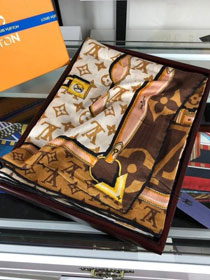 2020 louis vuitton top quality cashmere scarf L480 coffee