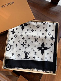 2020 louis vuitton top quality cashmere scarf L481 white