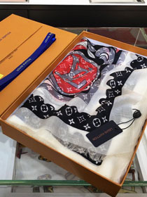 2020 louis vuitton top quality cashmere scarf L492 white