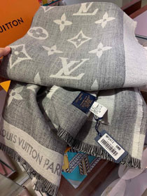 2020 louis vuitton top quality cashmere scarf L493 grey