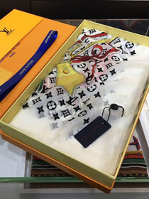 2020 louis vuitton top quality cashmere scarf L501 white