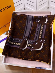 2020 louis vuitton top quality cashmere scarf L504 brown