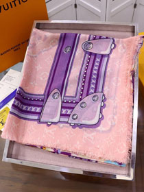 2020 louis vuitton top quality cashmere scarf L504 pink