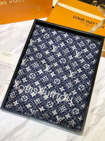 2020 louis vuitton top quality cashmere scarf L511 blue