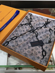 2020 louis vuitton top quality cashmere scarf L512 grey