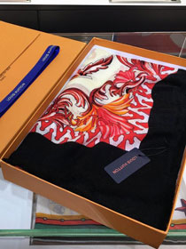 2020 louis vuitton top quality cashmere scarf L513 black