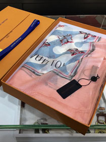 2020 louis vuitton top quality cashmere scarf L514 blue