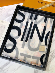 2020 louis vuitton top quality cashmere scarf L520 white