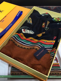 2020 louis vuitton top quality cashmere scarf L524 black