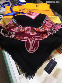 2020 louis vuitton top quality cashmere scarf L525 black