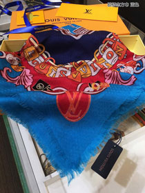 2020 louis vuitton top quality cashmere scarf L525 blue