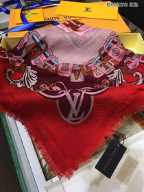 2020 louis vuitton top quality cashmere scarf L525 red