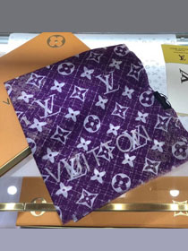 2020 louis vuitton top quality cashmere scarf L540 purple