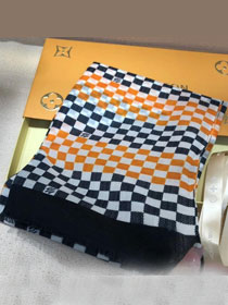 2020 louis vuitton top quality cashmere scarf L541 black