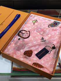 2020 louis vuitton top quality cashmere scarf L546 pink