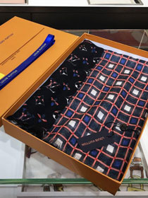 2020 louis vuitton top quality cashmere scarf L549 black