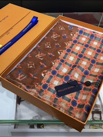 2020 louis vuitton top quality cashmere scarf L549 coffee