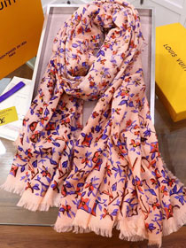 2020 louis vuitton top quality cashmere scarf L550 pink