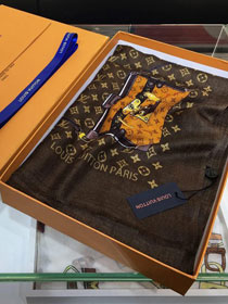 2020 louis vuitton top quality cashmere scarf L554 coffee