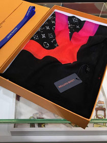 2020 louis vuitton top quality cashmere scarf L555 black