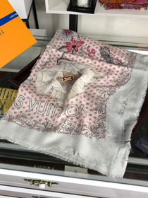 2020 louis vuitton top quality cashmere scarf L556 pink