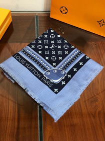 2020 louis vuitton top quality cashmere scarf L557 blue