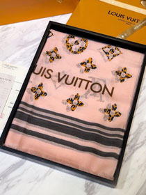 2020 louis vuitton top quality cashmere scarf L561 pink