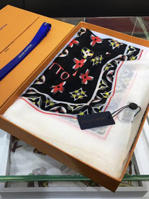 2020 louis vuitton top quality cashmere scarf L563 black