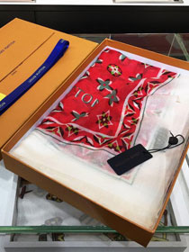 2020 louis vuitton top quality cashmere scarf L563 red