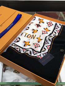 2020 louis vuitton top quality cashmere scarf L563 white