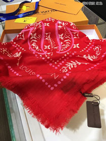 2020 louis vuitton top quality cashmere scarf L564 red