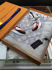 2020 louis vuitton top quality cashmere scarf L565 grey