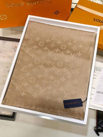 2020 louis vuitton top quality cashmere scarf L570 apricot