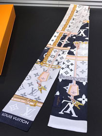 2020 louis vuitton top quality silk ribbon L428 black