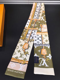 2020 louis vuitton top quality silk ribbon L428 green