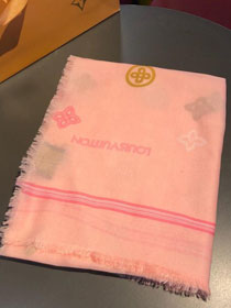 2020 louis vuitton top quality silk scarf L457 pink
