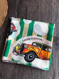 2020 louis vuitton top quality silk scarf L461 green