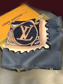 2020 louis vuitton top quality silk scarf L476 grey