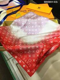 2020 louis vuitton top quality silk scarf L486 red