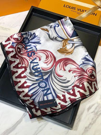 2020 louis vuitton top quality silk scarf L488 bordeaux