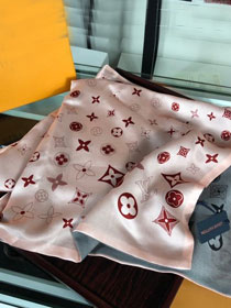 2020 louis vuitton top quality silk scarf L497 pink