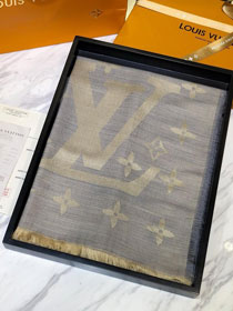 2020 louis vuitton top quality silk scarf L510 grey