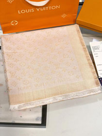 2020 louis vuitton top quality silk scarf L568 beige small logo