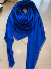 2020 louis vuitton top quality silk scarf L568 royal blue